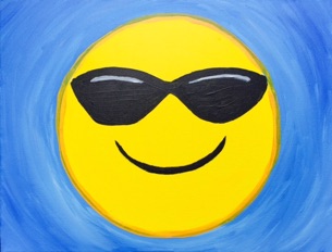 305x232 All Paintings - Emoji Canvas Painting