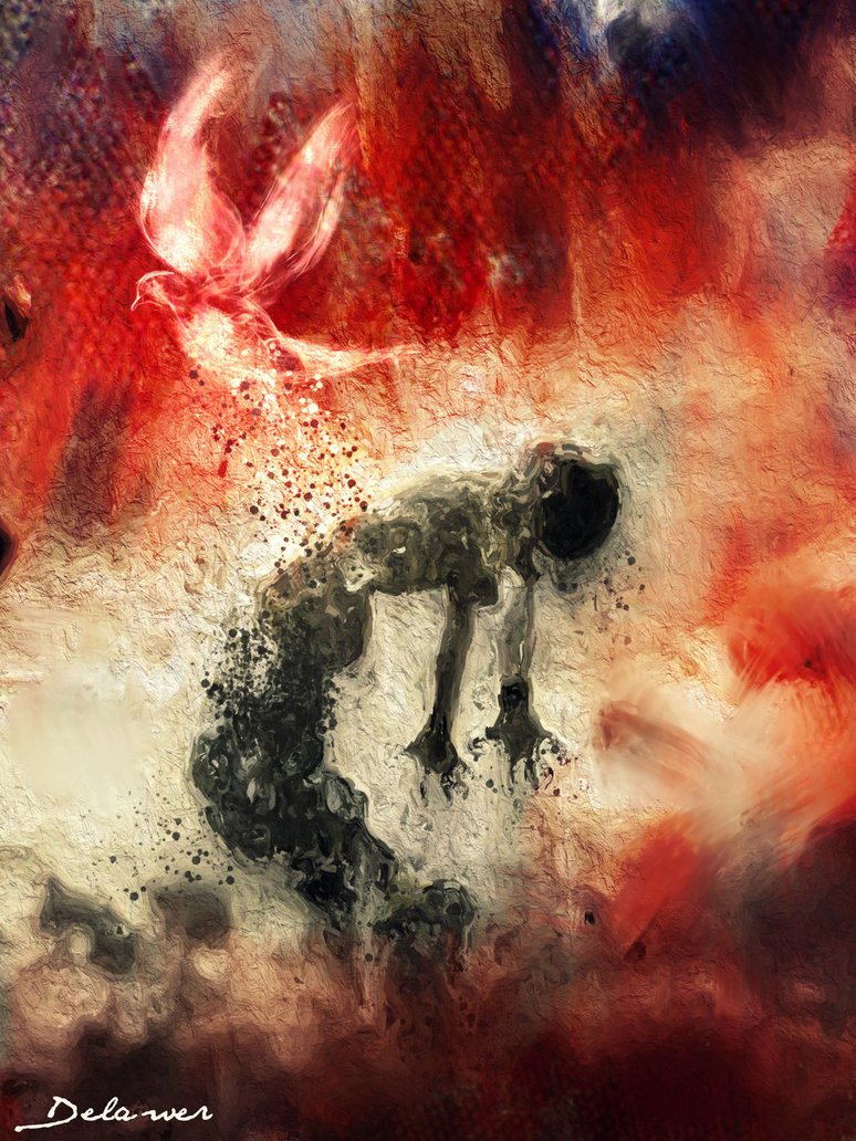 774x1032 Rebirth By Delawer Omar - Emotional Painting