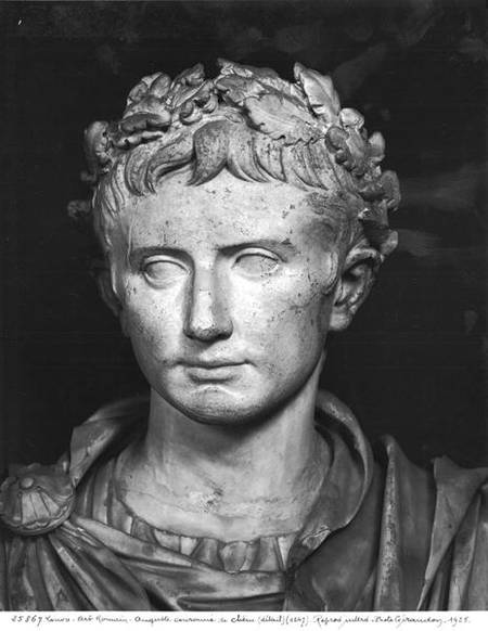 450x582 Head Of Emperor Augustus (63 Bc 14 Ad) C - Emperor Augustus Painting