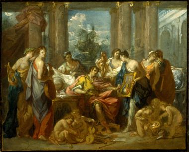 380x306 Augustus Caesar - Emperor Augustus Painting