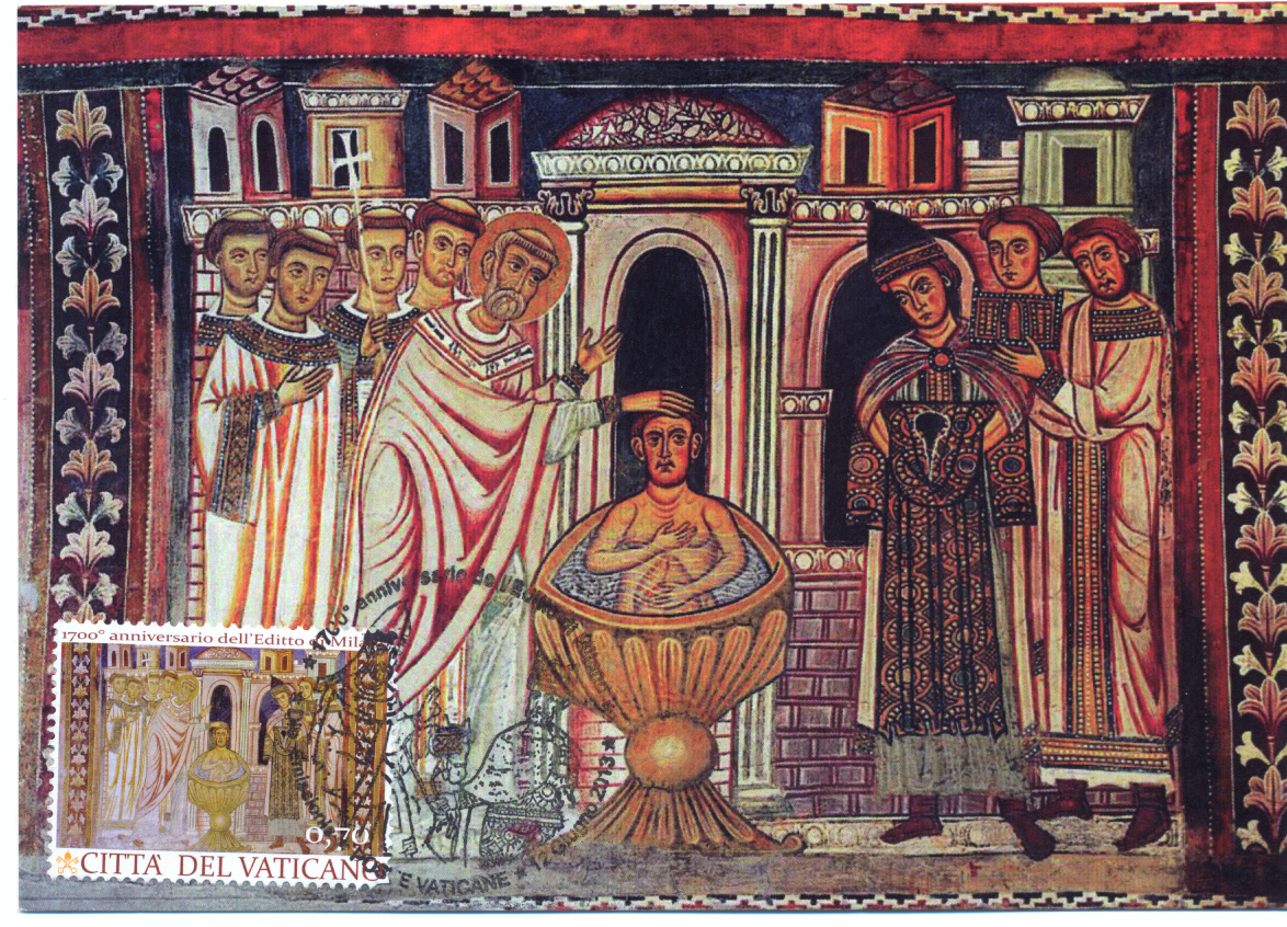 1174x846 Paintings Sassone - Emperor Constantine Painting