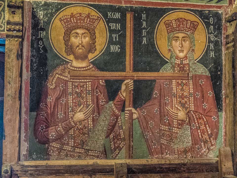960x720 Painted Churches, Troodos Region, Cyprus - Emperor Constantine Painting