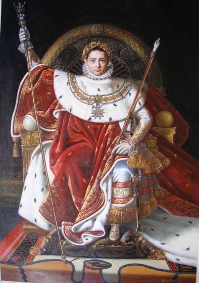 394x560 French Emperor Napoleon Portrait Oil Painting(Id1207712) Product - Emperor Painting