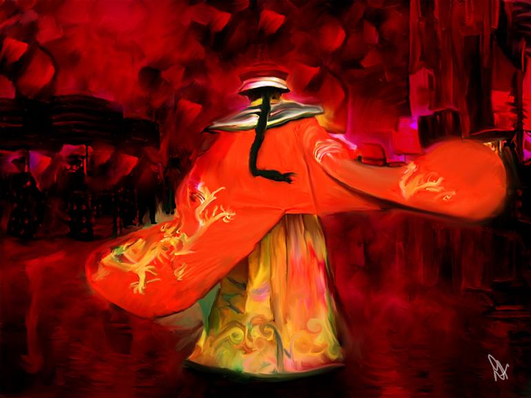 770x578 Saatchi Art The Emperor Painting By Darla Ferrara - Emperor Painting