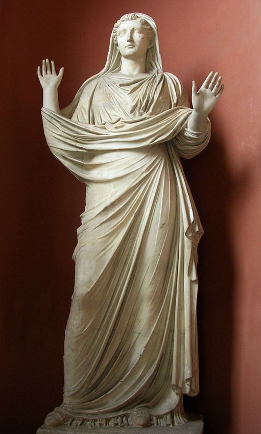 511x850 Livia, Wife Of Augustus, Mother Of Emperor Tiberius, Roman Statue - Emperor Tiberius Painting