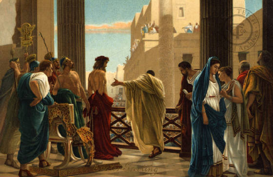 560x363 Pontius Pilate Was The Fifth Prefect The Roman Province - Emperor Tiberius Painting