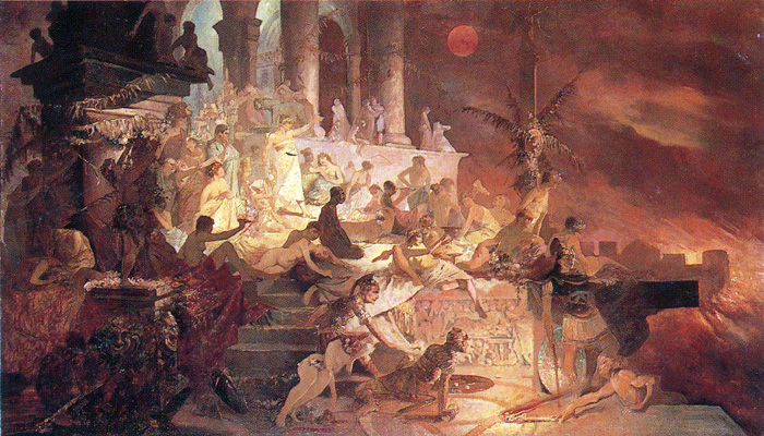 700x400 Roman Times September 2015 - Emperor Tiberius Painting