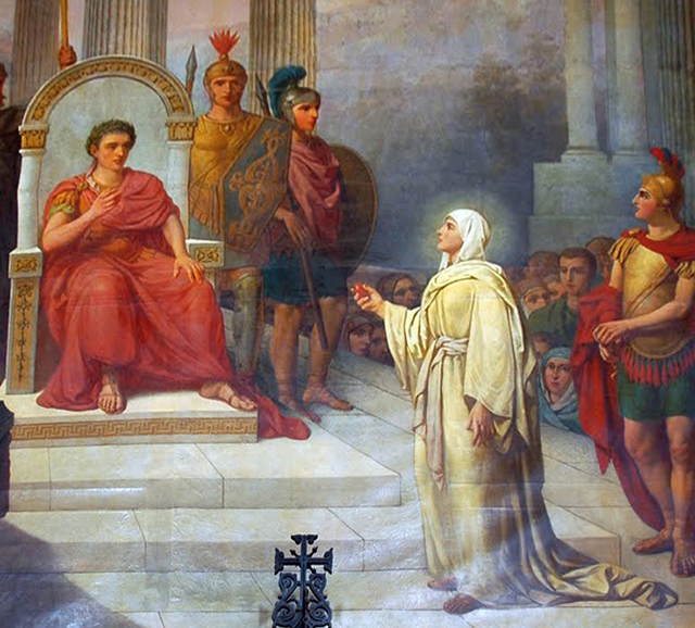 640x578 Saturday, April 12 - Emperor Tiberius Painting