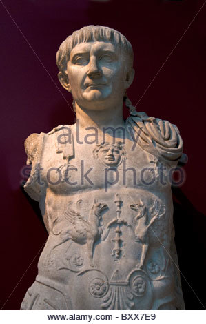 299x470 Statue Of Emperor Trajan 98 117 Ad Rome Hadrianus 2nd Century Ad - Emperor Trajan Painting
