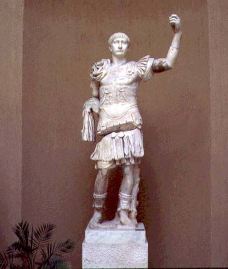 450x531 Statue Of The Emperor Trajan (53 117 Ad) - Emperor Trajan Painting