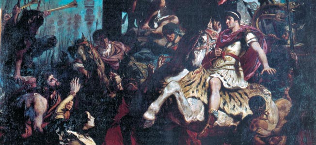 652x300 Warfare History Network Emperor Trajan Amp The Roman Empire - Emperor Trajan Painting