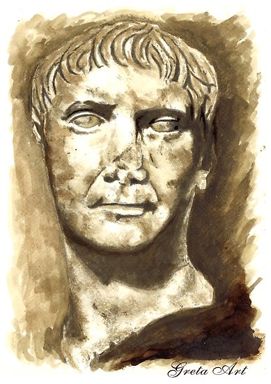 389x550 Emperor Trajan, Rome I Ii Dc Posters By Greta Art Redbubble - Emperor Trajan Painting