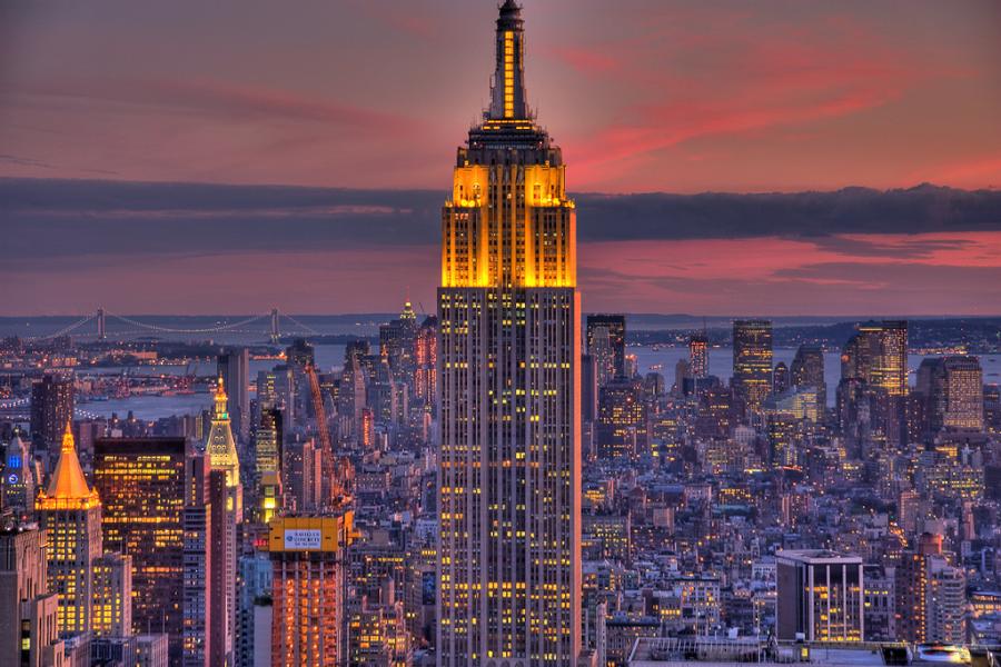 Empire State Building Painting