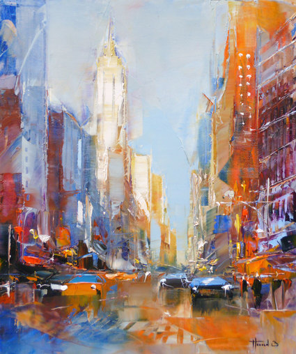 Empire State Building Painting at PaintingValley.com | Explore ...