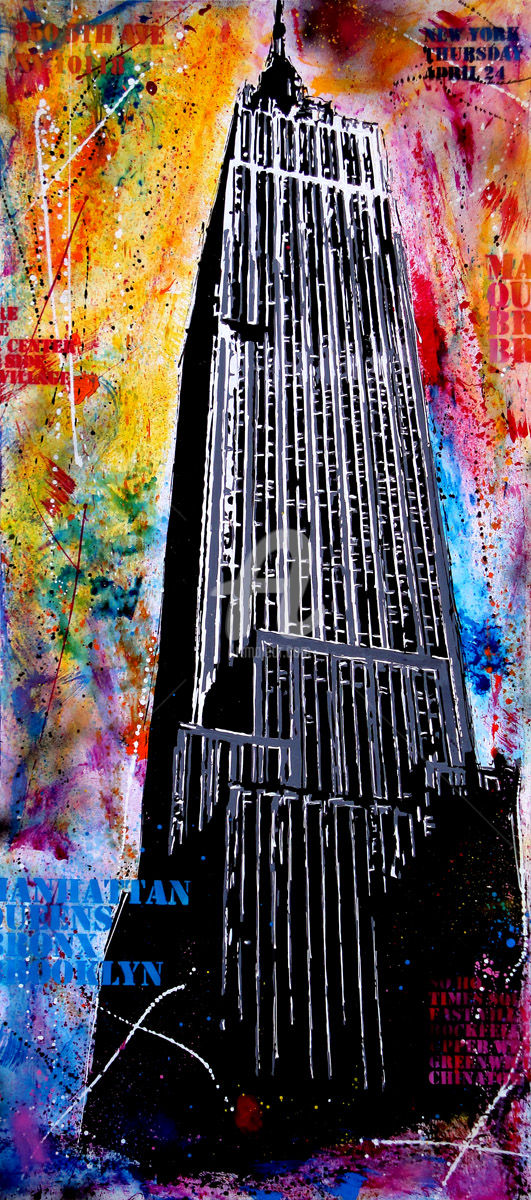 531x1200 Ne Wyork The Empire State Building (Dol) - Empire State Building Painting