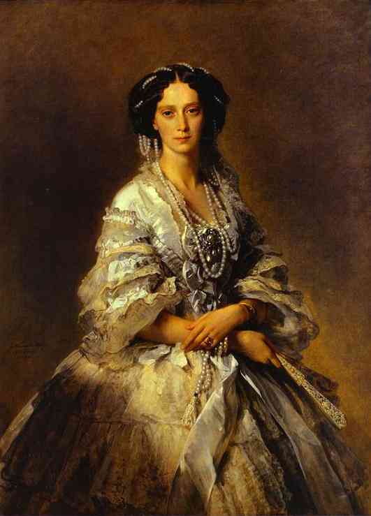 531x739 Oil Paintingportrait Of Empress Maria Alexandrovna. 1857 - Empress Painting