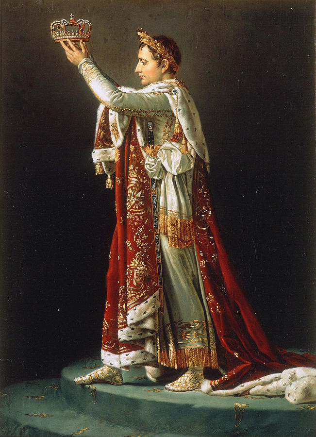651x900 Portrait Of Napoleon From David S Coronation Of The Emperor - Empress Painting
