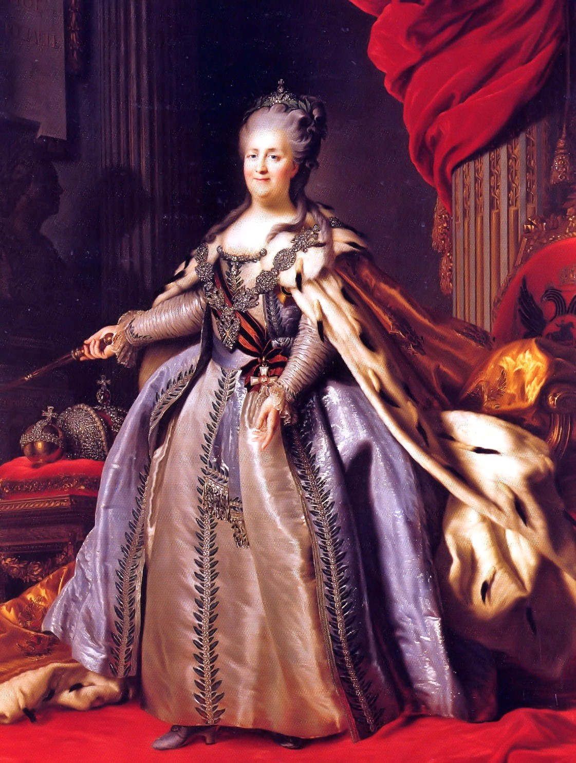 1121x1484 Portrait Of Catherine Ii Empress Of Russia - Empress Painting
