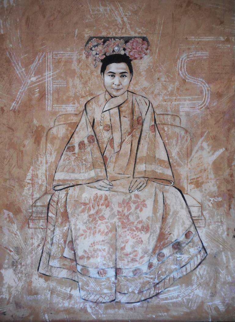770x1053 Saatchi Art Chinese Empress Painting By Victoria Martos - Empress Painting