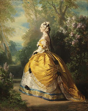300x376 The Empress Painting Franz Xaver Winterhalter Oil Paintings - Empress Painting