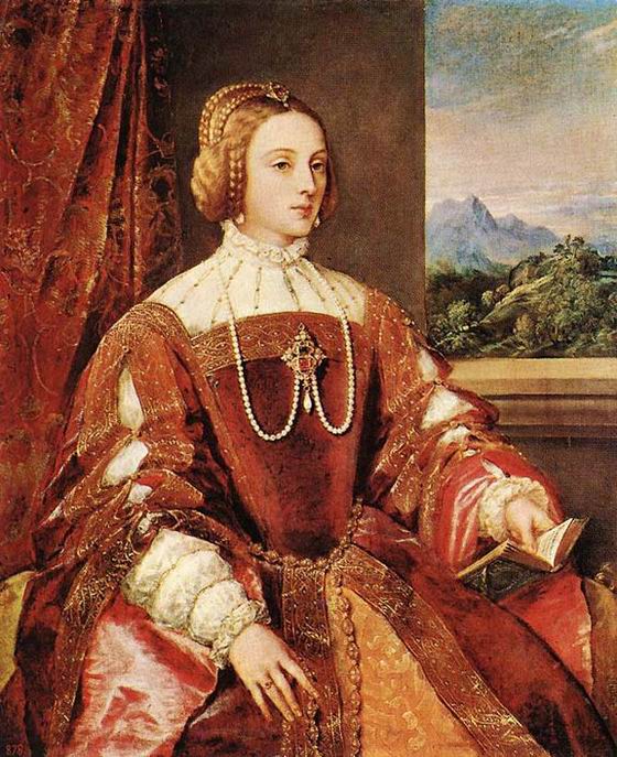 560x687 Titian - Empress Painting