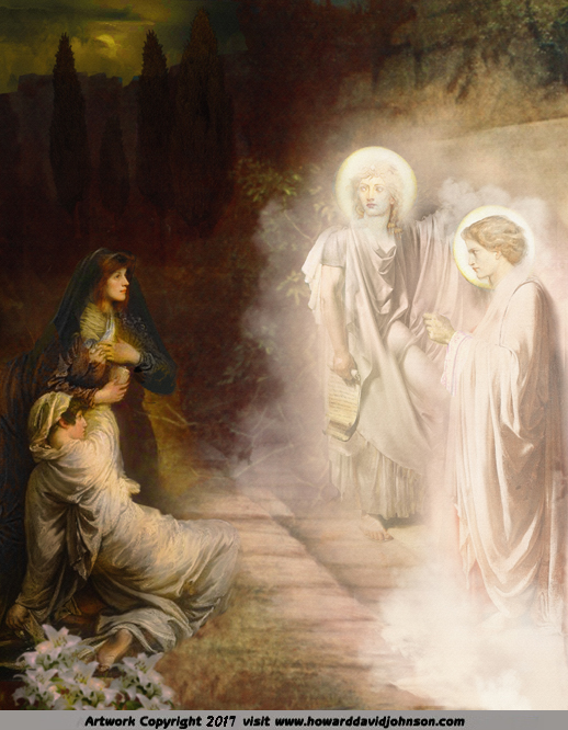 518x666 The Angels - Empty Tomb Painting