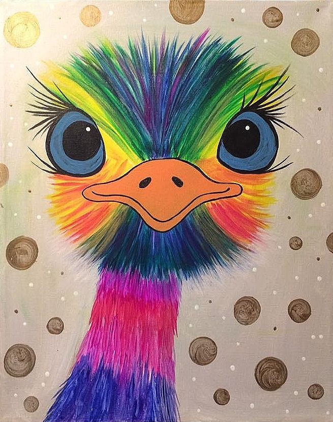 655x830 Pin By Pinot's Palette Brandon On December Painting Events - Emu Painting