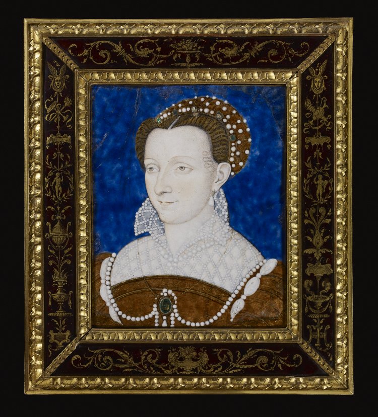 750x829 British Museum - Enamel On Copper Painting