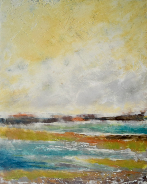 480x600 Encaustic Paintings Beeswax Art For Sale By Victoria Primicias - Encaustic Painting