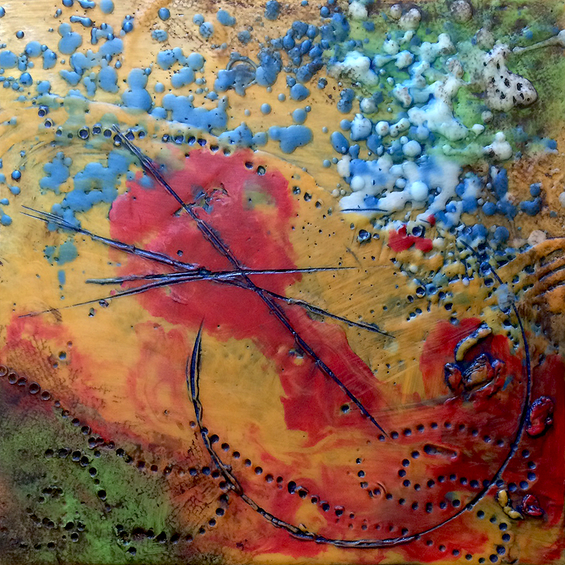 800x800 Pensacola, Fl.jun28 First Center Art Center Encaustic Painting - Encaustic Painting