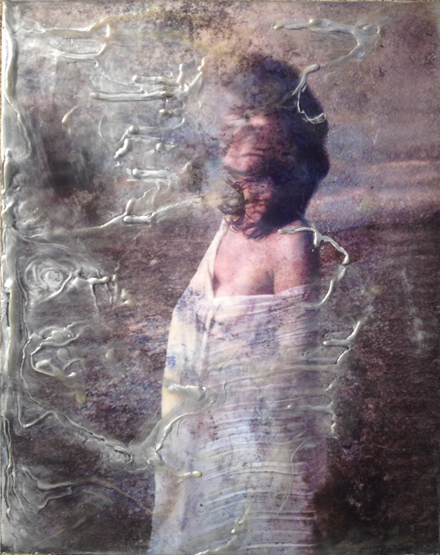 1429x1803 Intermediate To Advanced Photo Encaustic Painting With Penny - Encaustic Painting Images