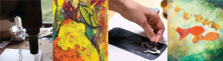 725x200 4 Free Encaustic Art Amp Painting Technique Tutorials - Encaustic Painting Images