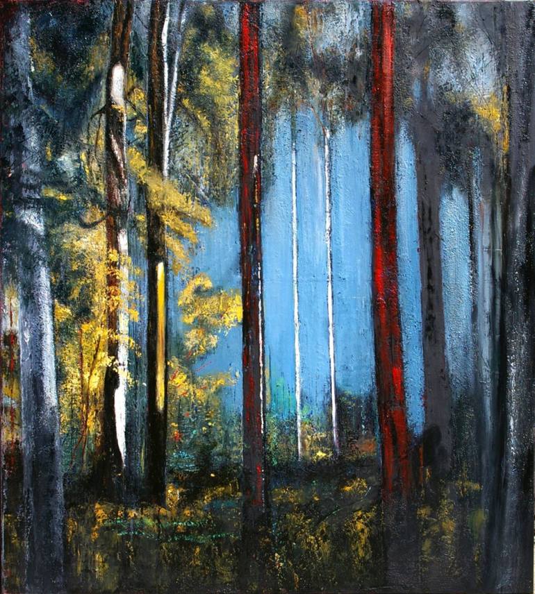 770x856 Saatchi Art Enchanted Forest Painting By Nataliya Bagatskaya - Enchanted Forest Painting