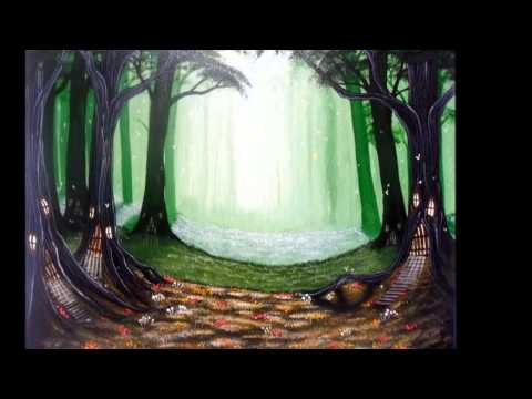 480x360 The Enchanted Forest Paintings Artwork By Stan Johnson - Enchanted Forest Painting