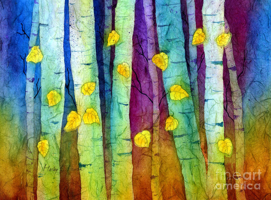 900x664 Enchanted Forest Painting By Hailey E Herrera - Enchanted Forest Painting