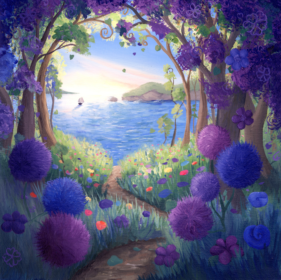 968x964 Rachel Blackwell The Enchanted Realm - Enchanted Painting