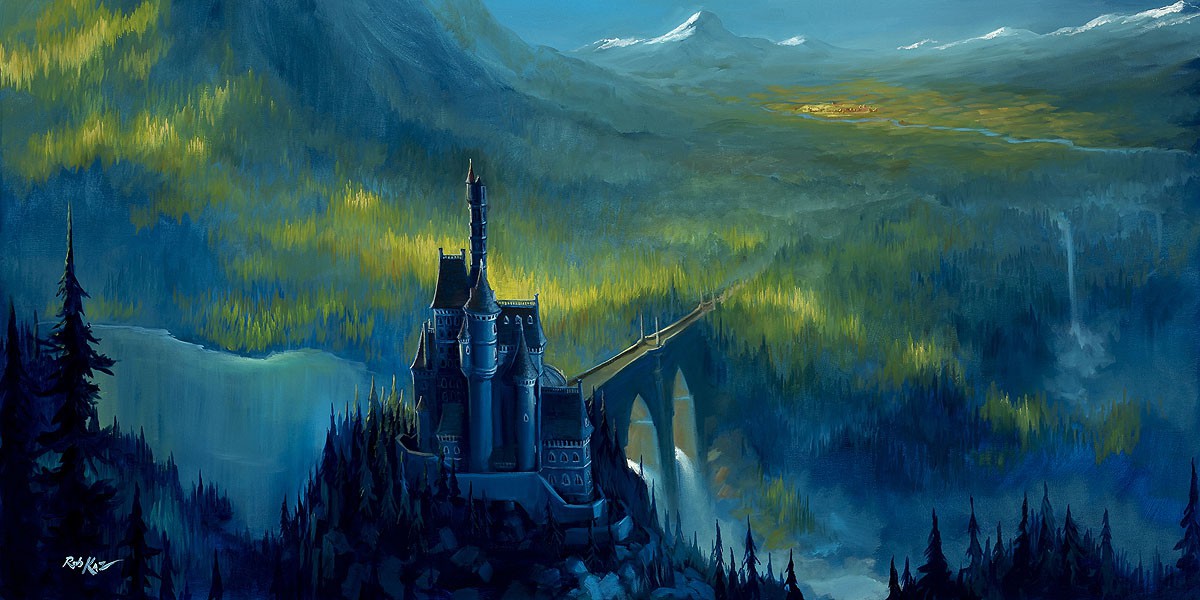 1200x600 Rob Kaz Beauty And The Beast - Enchanted Painting