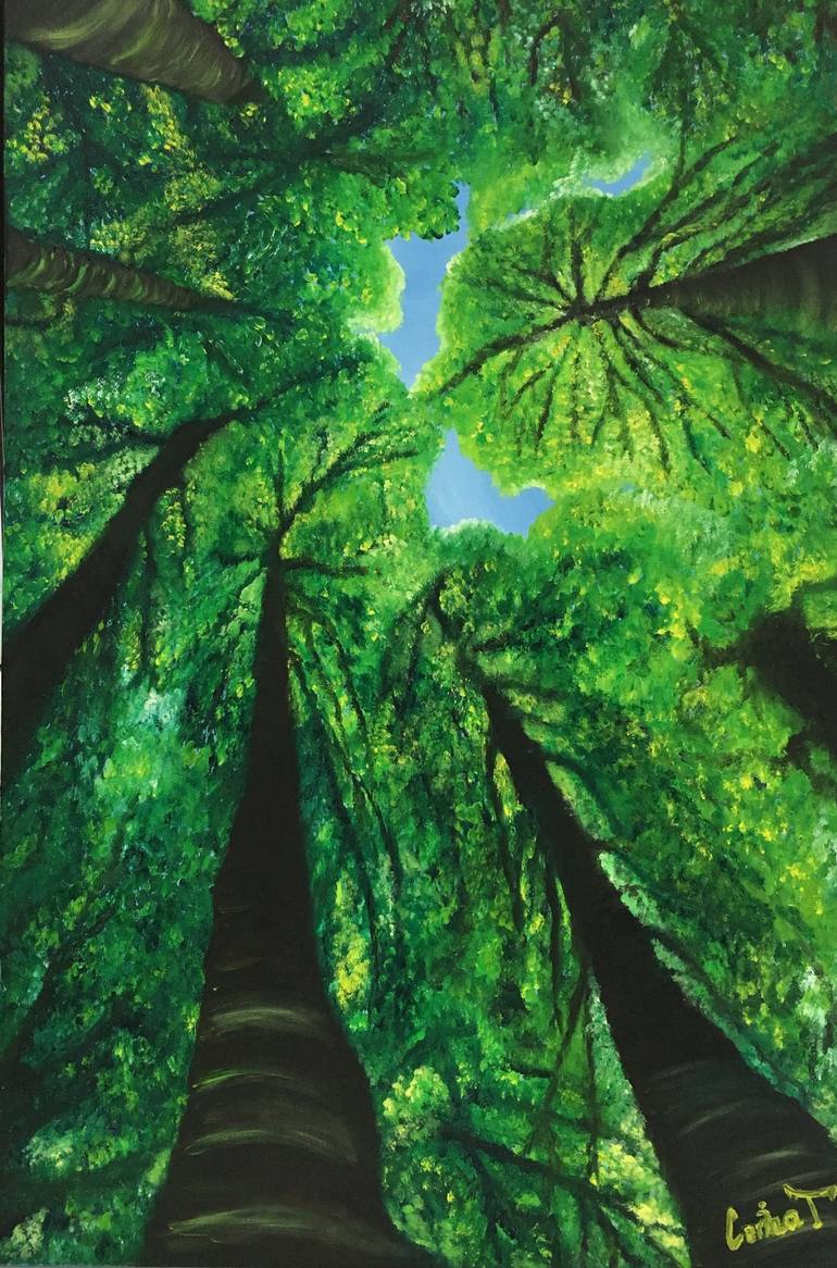 770x1166 Saatchi Art Enchanted Painting By Corina Treitl - Enchanted Painting