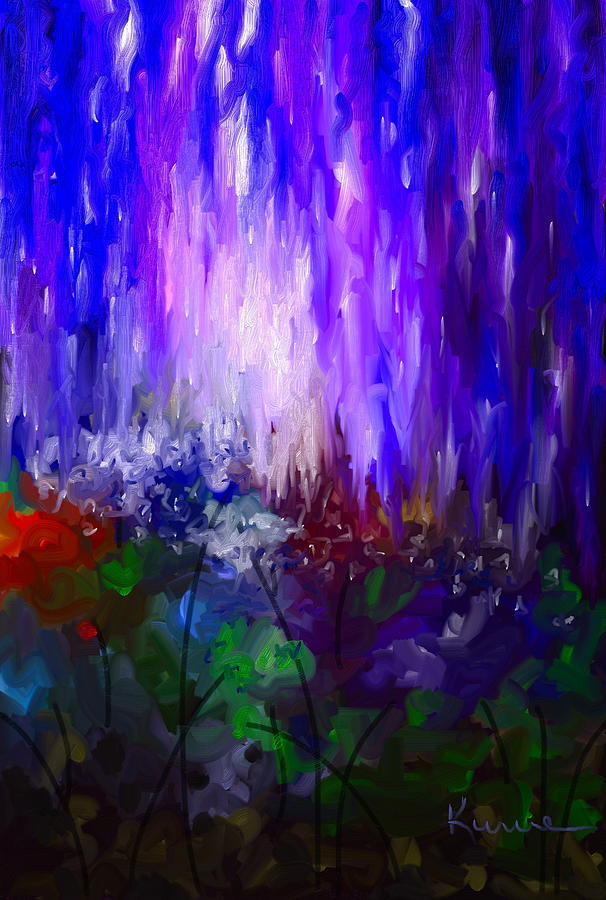 606x900 Enchanted Garden Painting By Kume Bryant - Enchanted Painting