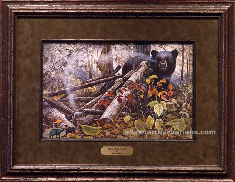 800x619 Wildlife Art Prints Plus Original Paintings With A Wide Selection - End Of The Trail Original Painting