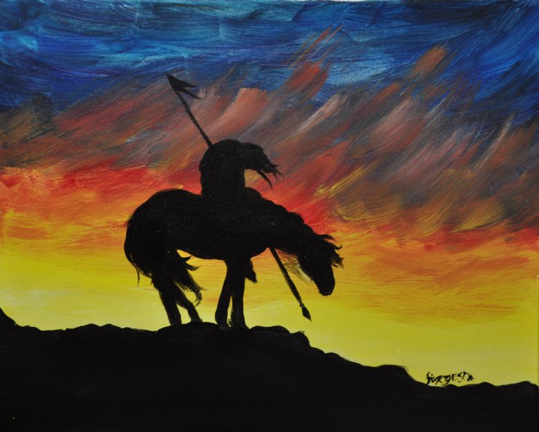 780x625 End Of The Trail Social Drinking Amp Painting In Oklahoma City - End Of The Trail Painting