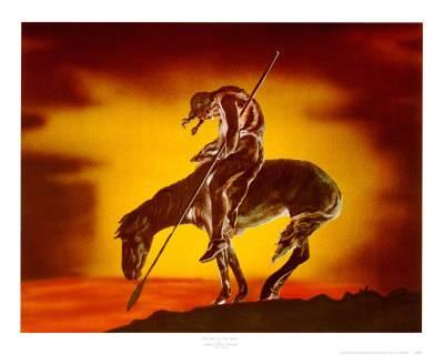 400x320 End Of The Trail Art Print By James Earle Fraser - End Of The Trail Painting