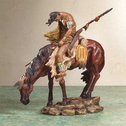 420x420 End Of The Trail Sculpture - End Of The Trail Painting