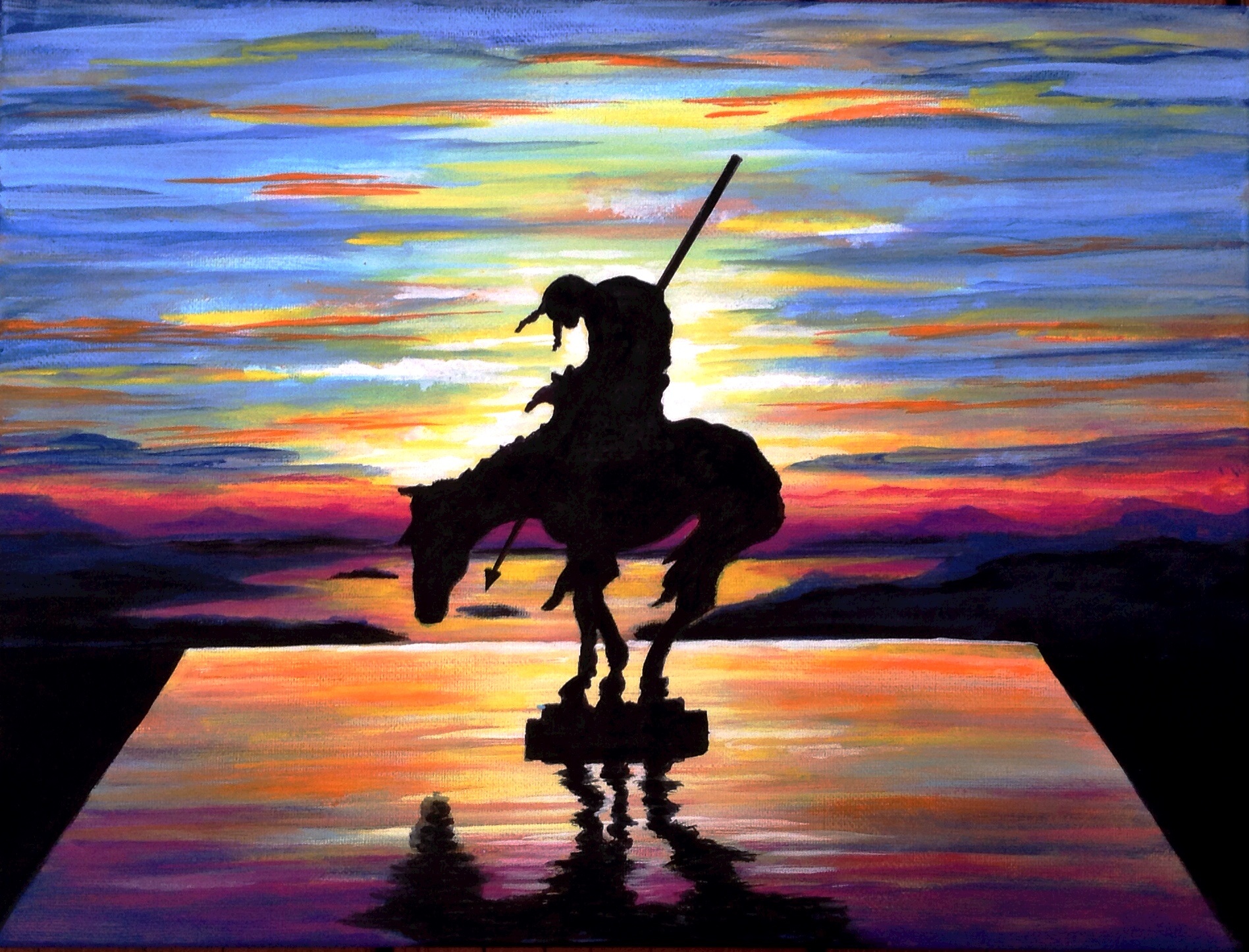 1897x1446 Paint Party - End Of The Trail Painting