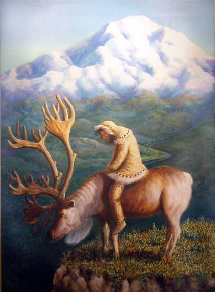 424x576 Paintings - End Of The Trail Painting