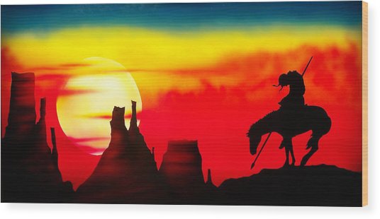 536x310 End Of The Trail Painting By Frank Parrish - End Of The Trail Painting