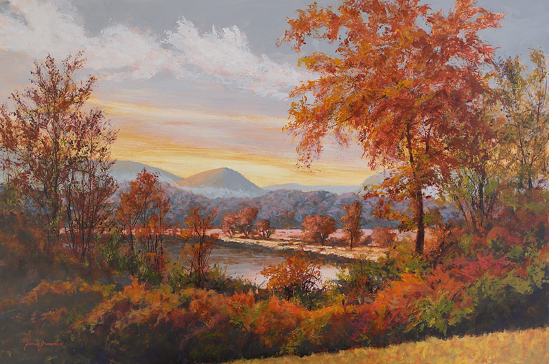 800x531 Hudson Valley Painter Hudson River Paintings - End Of The Trail Painting Original