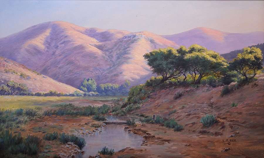 900x539 Louis Edward Rea Painting Marin County, California 1923 - End Of The Trail Painting Original