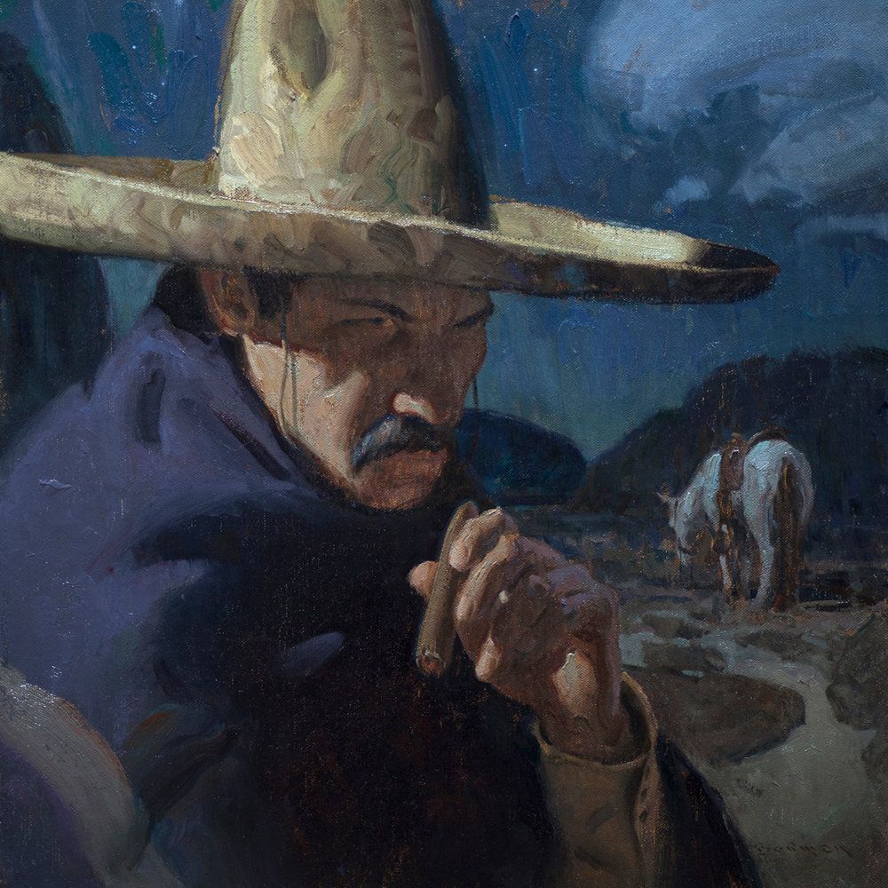 1000x1000 Sold) They Will Pay 16x16 Oil Painting Western - End Of The Trail Painting Original