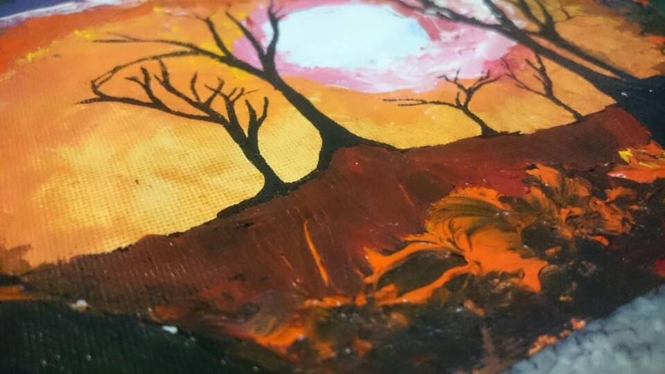 960x540 The End Of The World Acrylic On Canvas, Comes Framed Original - End Of The World Painting